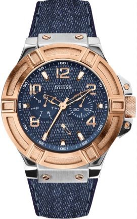 GUESS hodinky Mod. RIGOR 45mm WR : 100mt