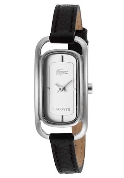 LACOSTE Mod. SIENA LADY - SS CASE - LEATHER STRAP - WHITE DIAL - QUARTZ - ONLY TIME - MINERAL GLASS - 20mm - 3atm