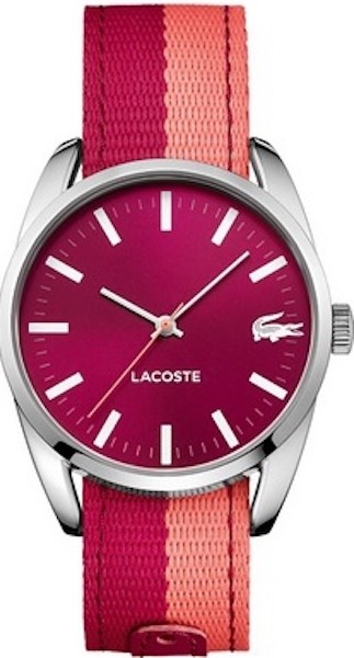 LACOSTE Mod. MALAGA S/S CASE DUBLE FACE STRAP 36mm 3atm