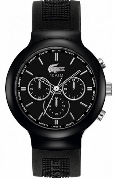 LACOSTE Mod. BORNEO  S/S CASE RUBBER STRAP 50mm 10atm