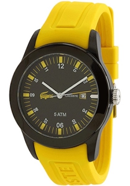 LACOSTE Mod. ADVANTAGE S/S CASE SILICONE STRAP 42mm wr 5atm