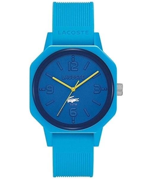 LACOSTE Mod. 80TH UNEXPECTED QUARTZ PLASTIC CASE SILICONE STRAP 42mm wr 3atm