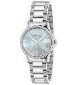 GUCCI hodinky Mod. G-TIMELESS SM WHITE  36 DIAMONDS