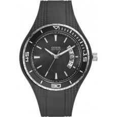 GUESS hodinky Mod. FIN BLACK 45mm WR : 100mt