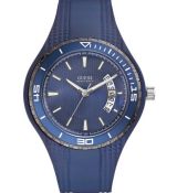 GUESS hodinky Mod. FIN BLUE 45mm WR : 100mt