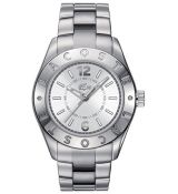 LACOSTE Mod. BIARRITZ GENT - SS CASE - SS STRAP - WHITE DIAL - QUARTZ - ONLY TIME - MINERAL GLASS - 38mm - 3atm