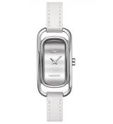 LACOSTE Mod. SIENA LADY - SS CASE - LEATHER STRAP - WHITE DIAL - QUARTZ - ONLY TIME - MINERAL GLASS - 20mm - 3atm