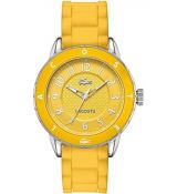 LACOSTE Mod. RIO LADY QUARTZ S/S CASE SILICONE STRAP 40mm wr 5atm