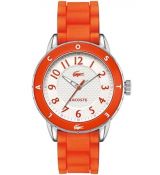 LACOSTE Mod. RIO LADY QUARTZ S/S CASE SILICONE STRAP 40mm wr 5atm