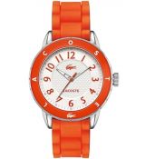 LACOSTE Mod. RIO LADY QUARTZ S/S CASE SILICONE STRAP 40mm wr 5atm