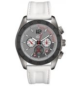 LACOSTE Mod. PANAMA QUARTZ CHRONO S/S CASE RUBBER STRAP 42mm wr 5atm