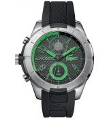 LACOSTE Mod. TONGA S/S CHRONO CASE RUBBER STRAP 44mm 5atm