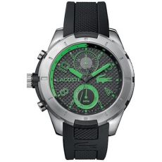 LACOSTE Mod. TONGA S/S CHRONO CASE RUBBER STRAP 44mm 5atm